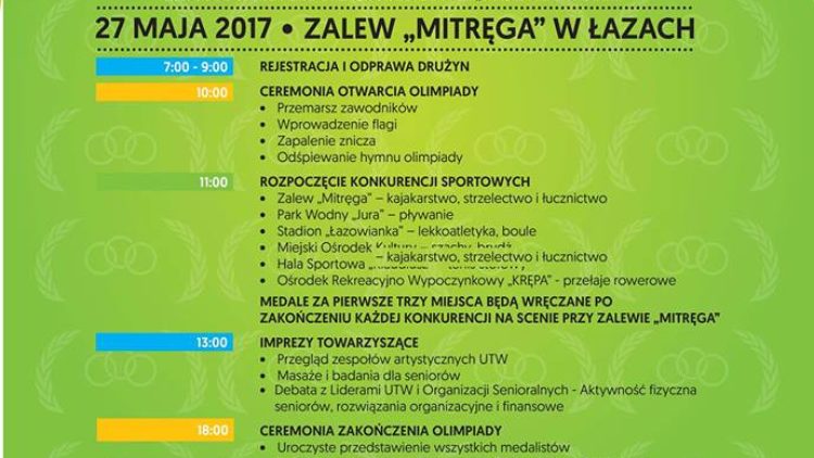 Ogólnopolska Olimpiada Seniorów w Łazach