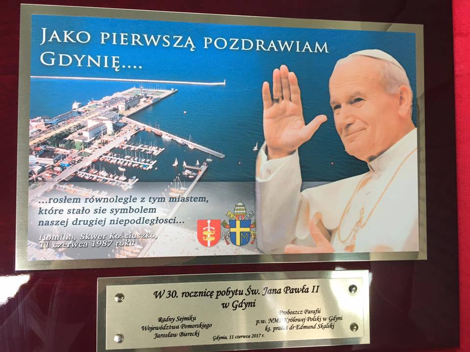30 lecie wizyty Jana Pawła II w Gdyni