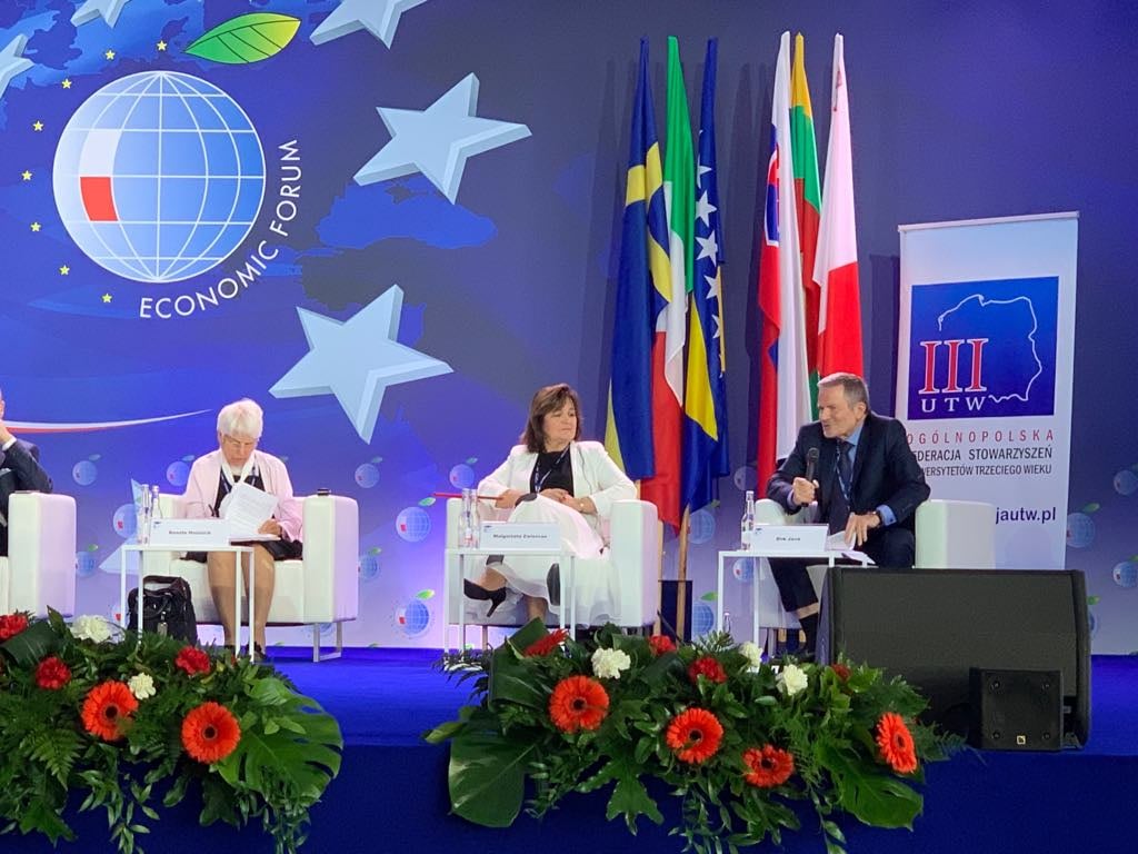 Debata „Seniorzy w Europie jutra” podczas Forum Ekonomicznego w Krynicy